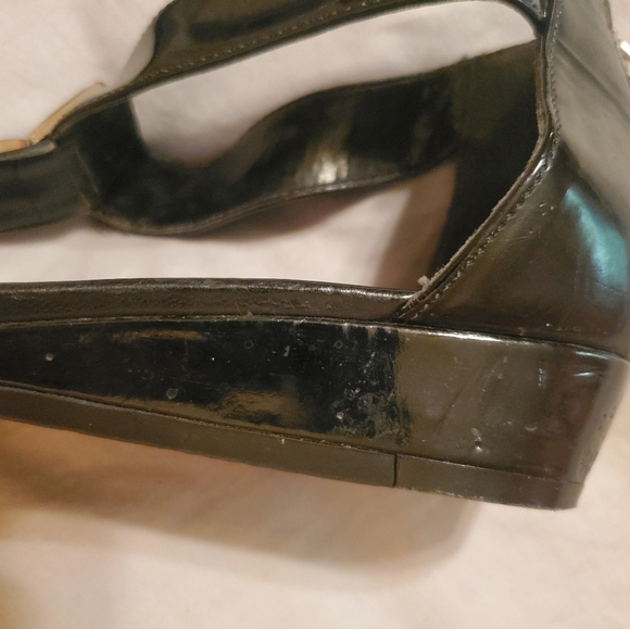 ENZO Angiolini Black Sandals Size 6 1/2 - Picture 6 of 8